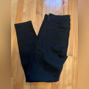 Gap curvy true skinny jeans size 10R black